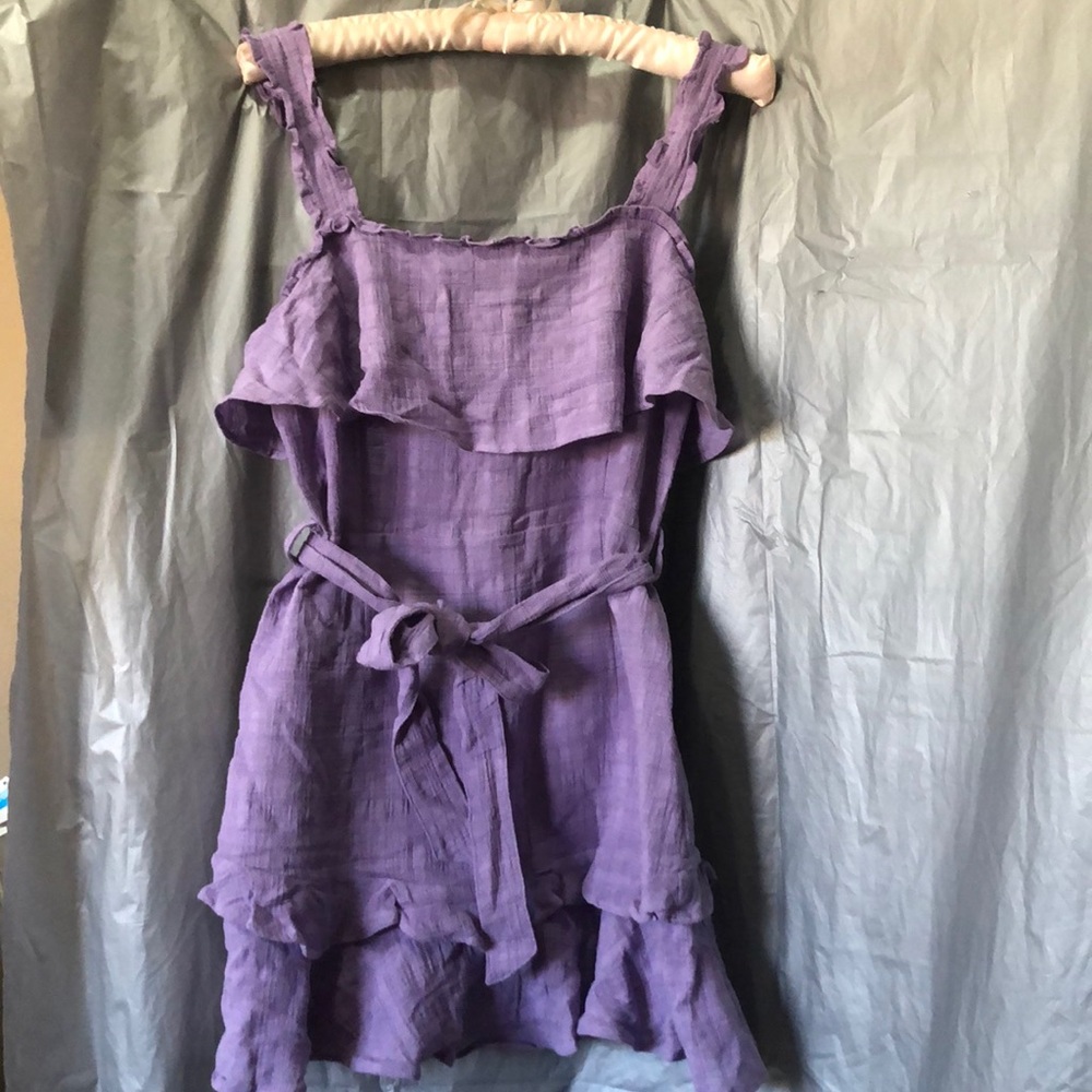 Ruffle romper style dress